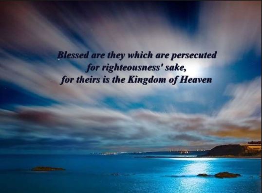 persecuted for righteousness
