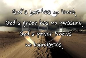 God's love has no limit